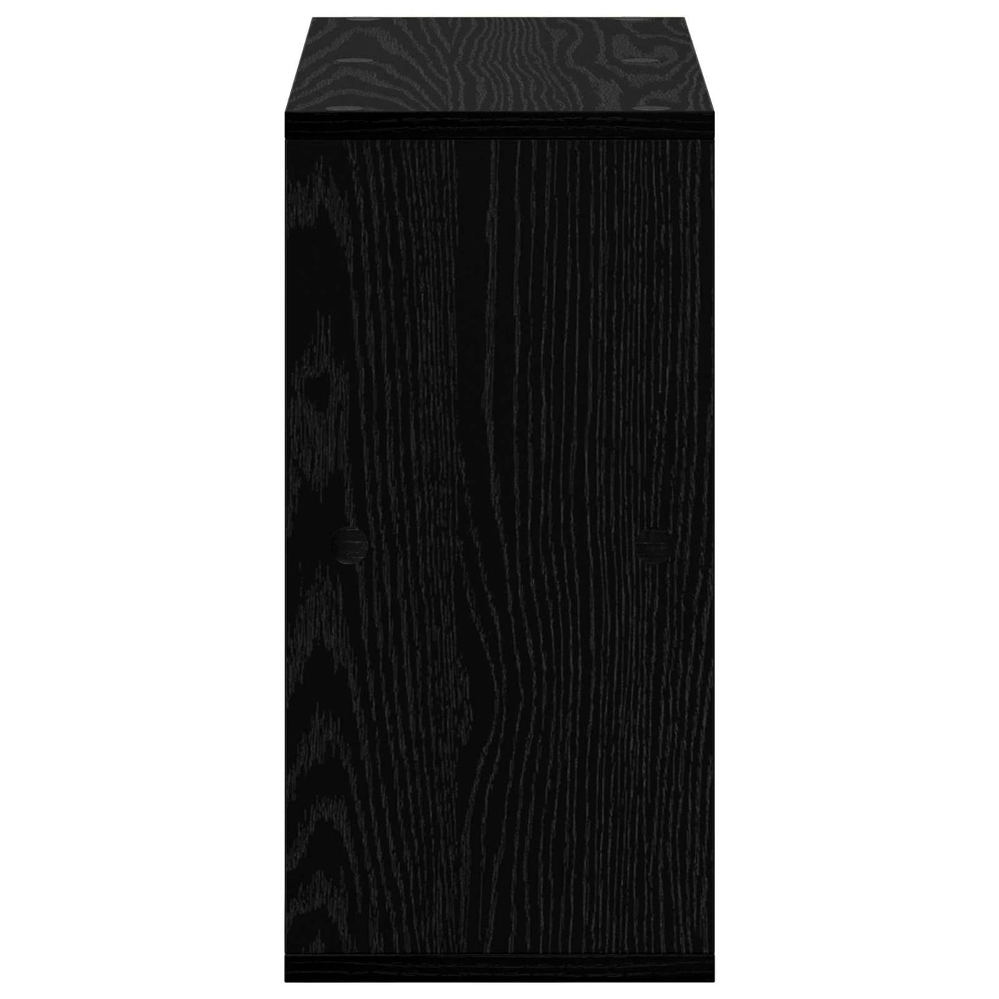 vidaXL Sideboard with Drawer Black Oak 49.5 x 22 x 47 cm