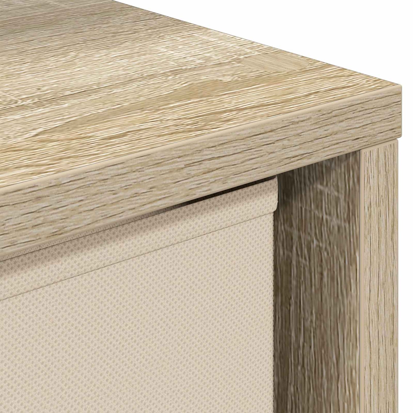 vidaXL Sideboard with Drawer Sonoma Oak 49.5 x 22 x 47 cm