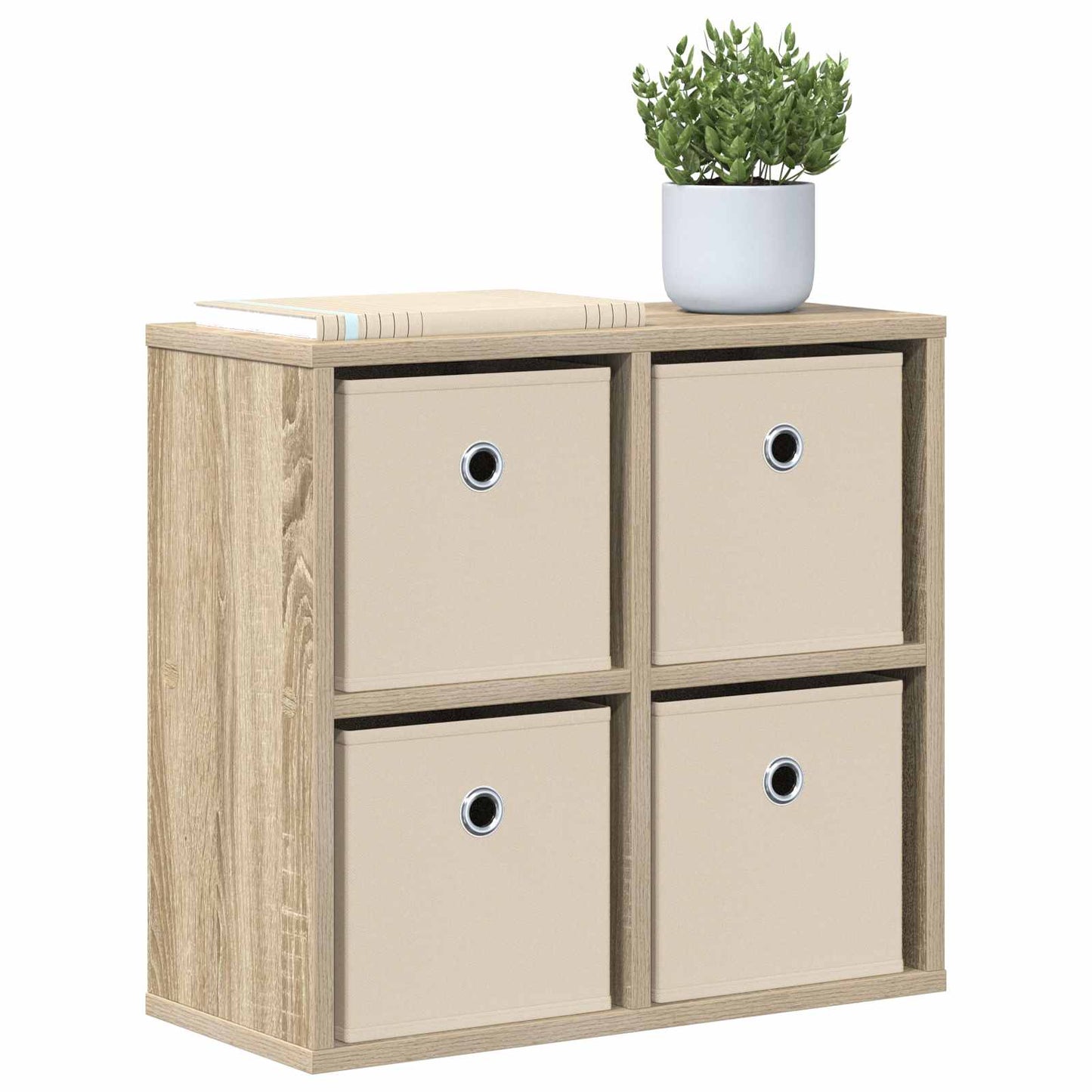 vidaXL Sideboard with Drawer Sonoma Oak 49.5 x 22 x 47 cm