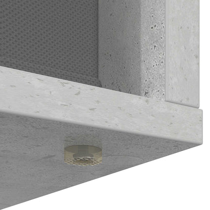 vidaXL Sideboard with Drawer Concrete Grey 49.5 x 22 x 47 cm