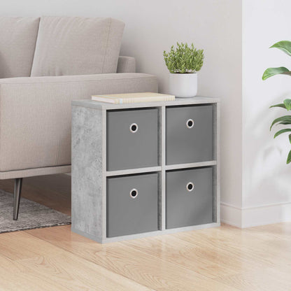 vidaXL Sideboard with Drawer Concrete Grey 49.5 x 22 x 47 cm