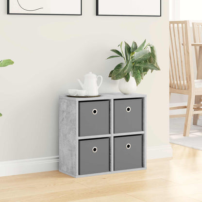 vidaXL Sideboard with Drawer Concrete Grey 49.5 x 22 x 47 cm