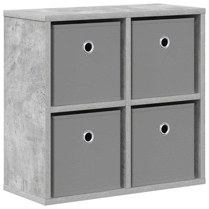 vidaXL Sideboard with Drawer Concrete Grey 49.5 x 22 x 47 cm