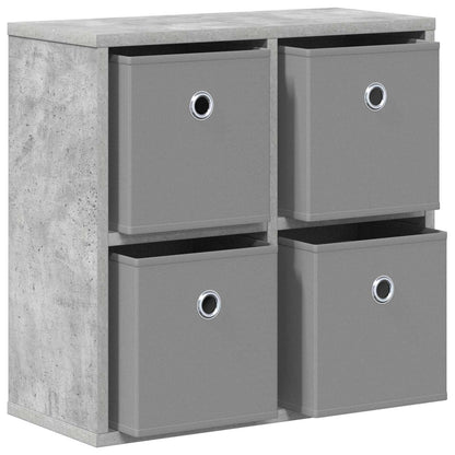 vidaXL Sideboard with Drawer Concrete Grey 49.5 x 22 x 47 cm