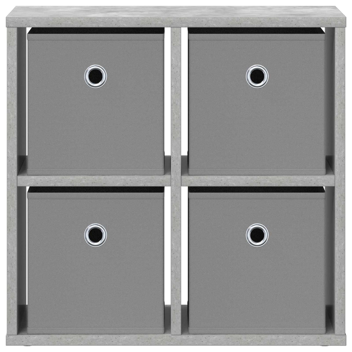 vidaXL Sideboard with Drawer Concrete Grey 49.5 x 22 x 47 cm