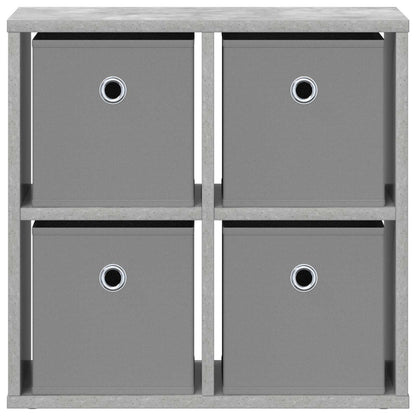 vidaXL Sideboard with Drawer Concrete Grey 49.5 x 22 x 47 cm