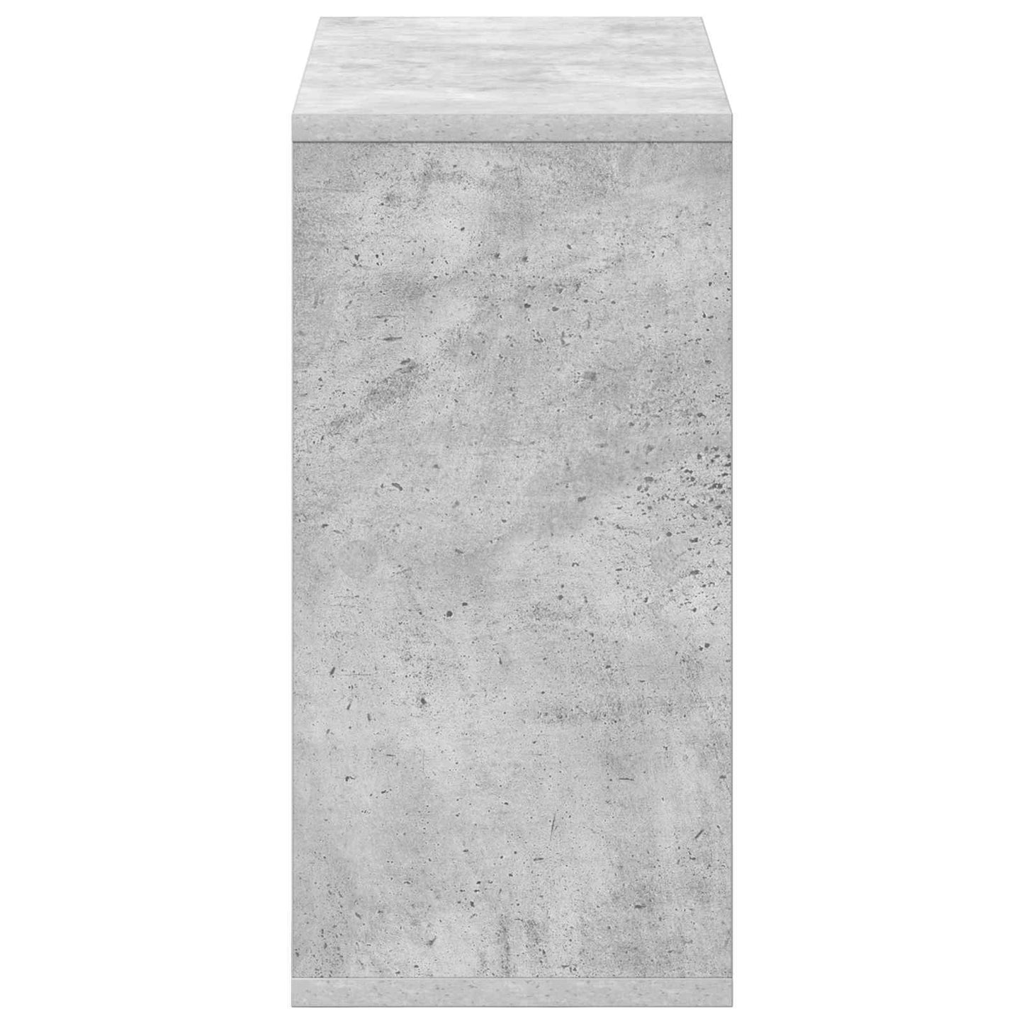vidaXL Sideboard with Drawer Concrete Grey 49.5 x 22 x 47 cm