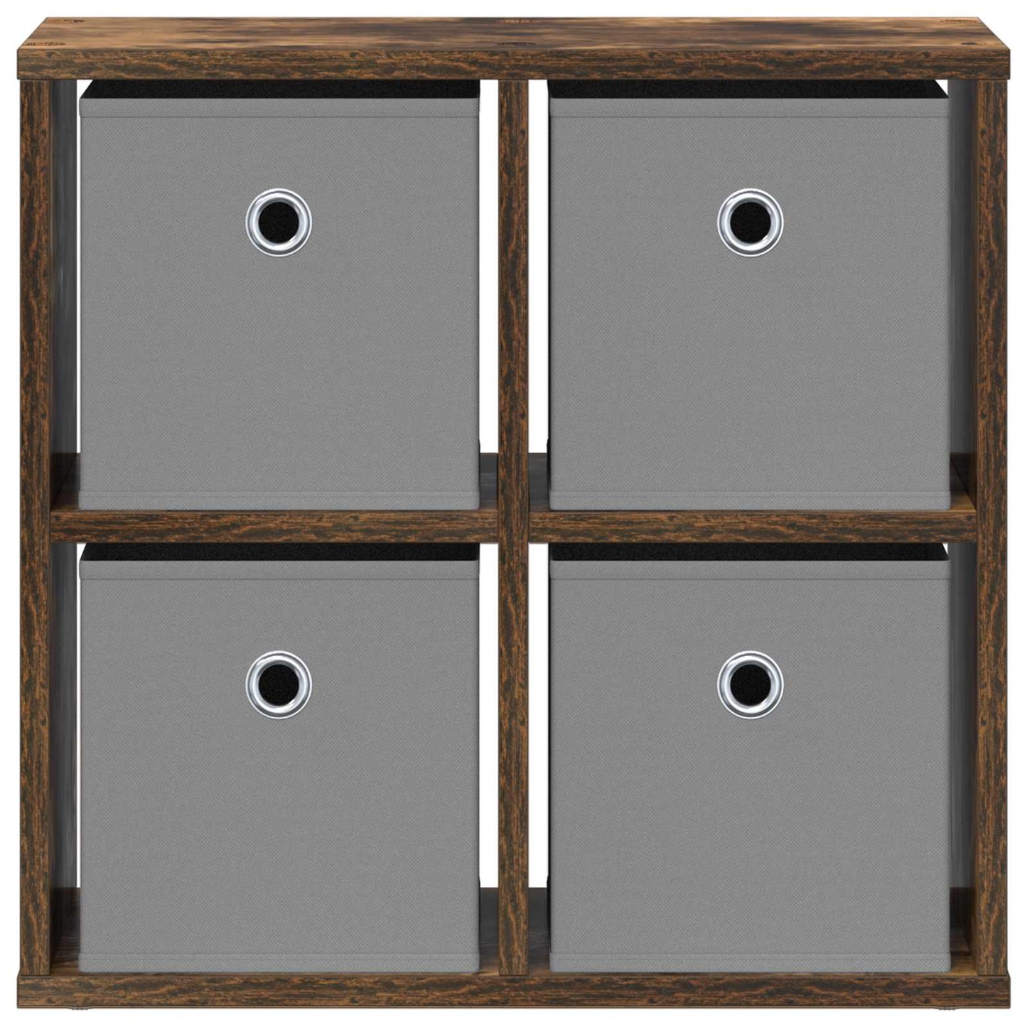 vidaXL Sideboard with Drawer Smoked Oak 49.5 x 22 x 47 cm
