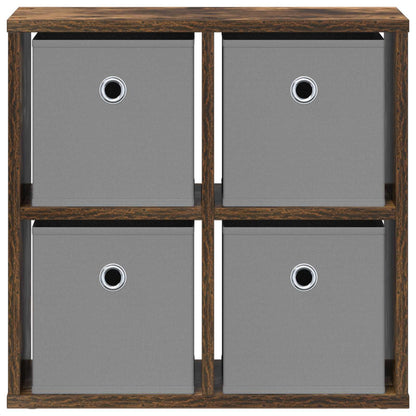 vidaXL Sideboard with Drawer Smoked Oak 49.5 x 22 x 47 cm