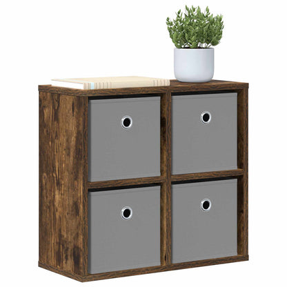 vidaXL Sideboard with Drawer Smoked Oak 49.5 x 22 x 47 cm
