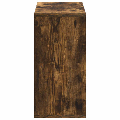 vidaXL Sideboard with Drawer Smoked Oak 49.5 x 22 x 47 cm