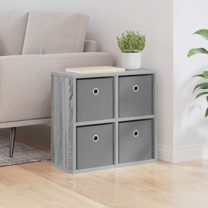 vidaXL Sideboard with Drawer Grey Sonoma 49.5 x 22 x 47 cm