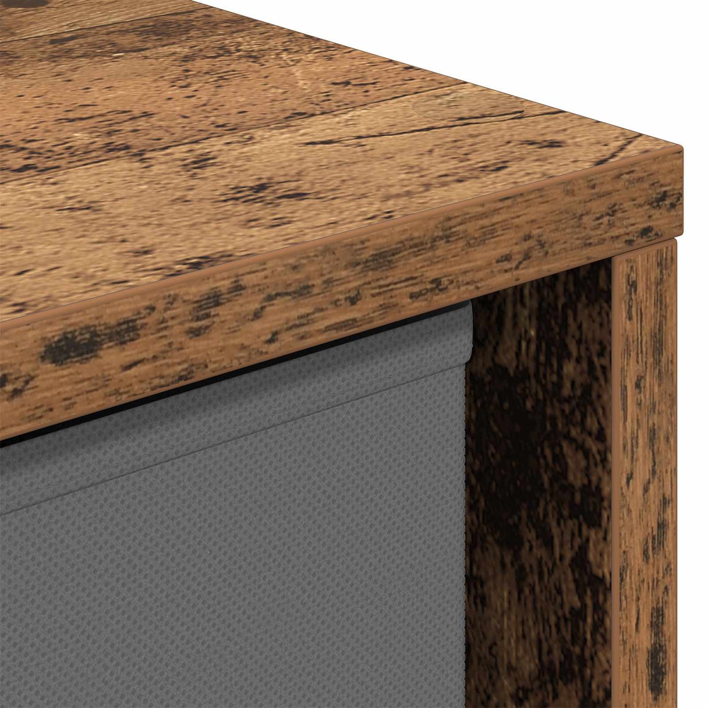 vidaXL Sideboard with Drawer Old Wood 49.5 x 22 x 47 cm