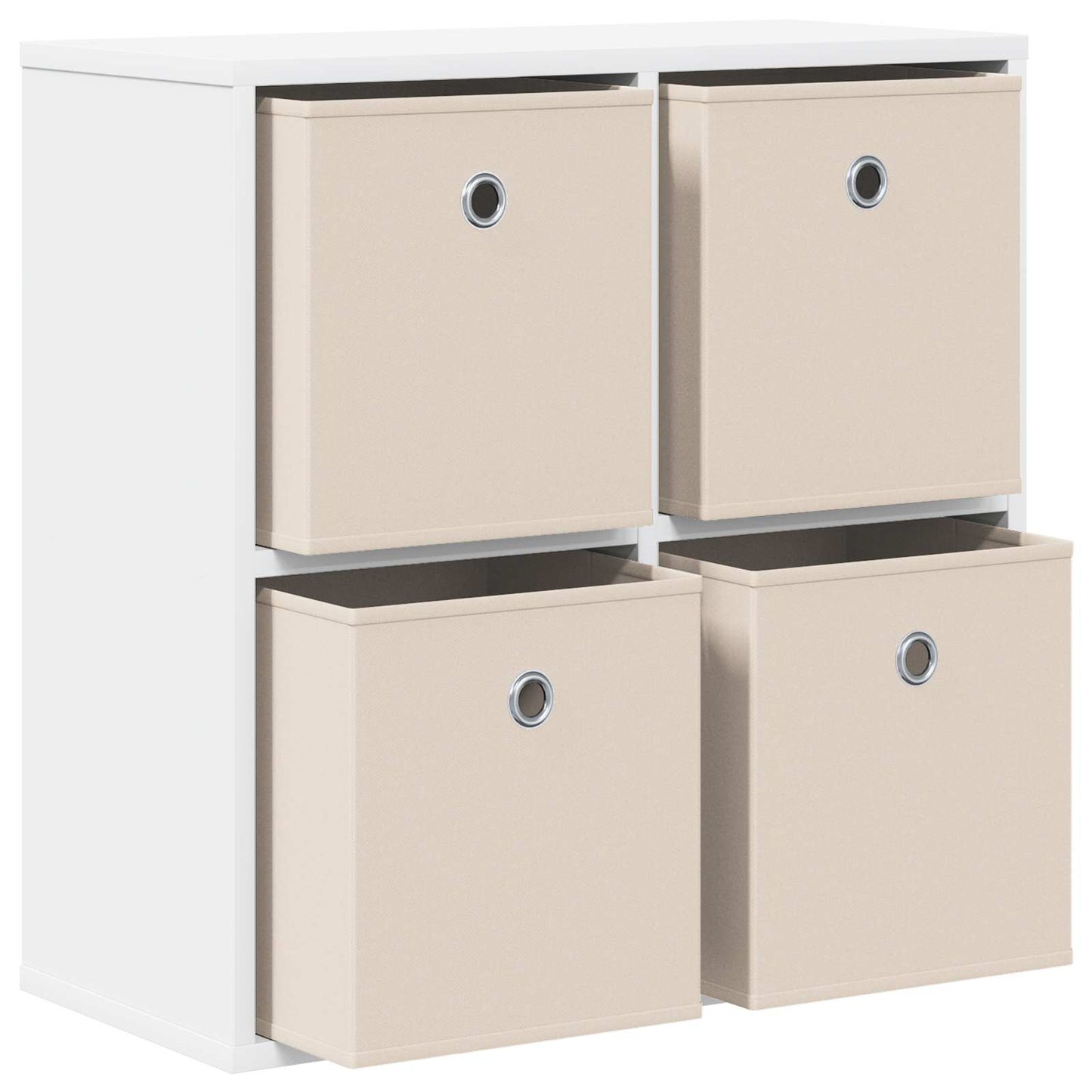 vidaXL Sideboard with Drawer White 59.5 x 27 x 57 cm