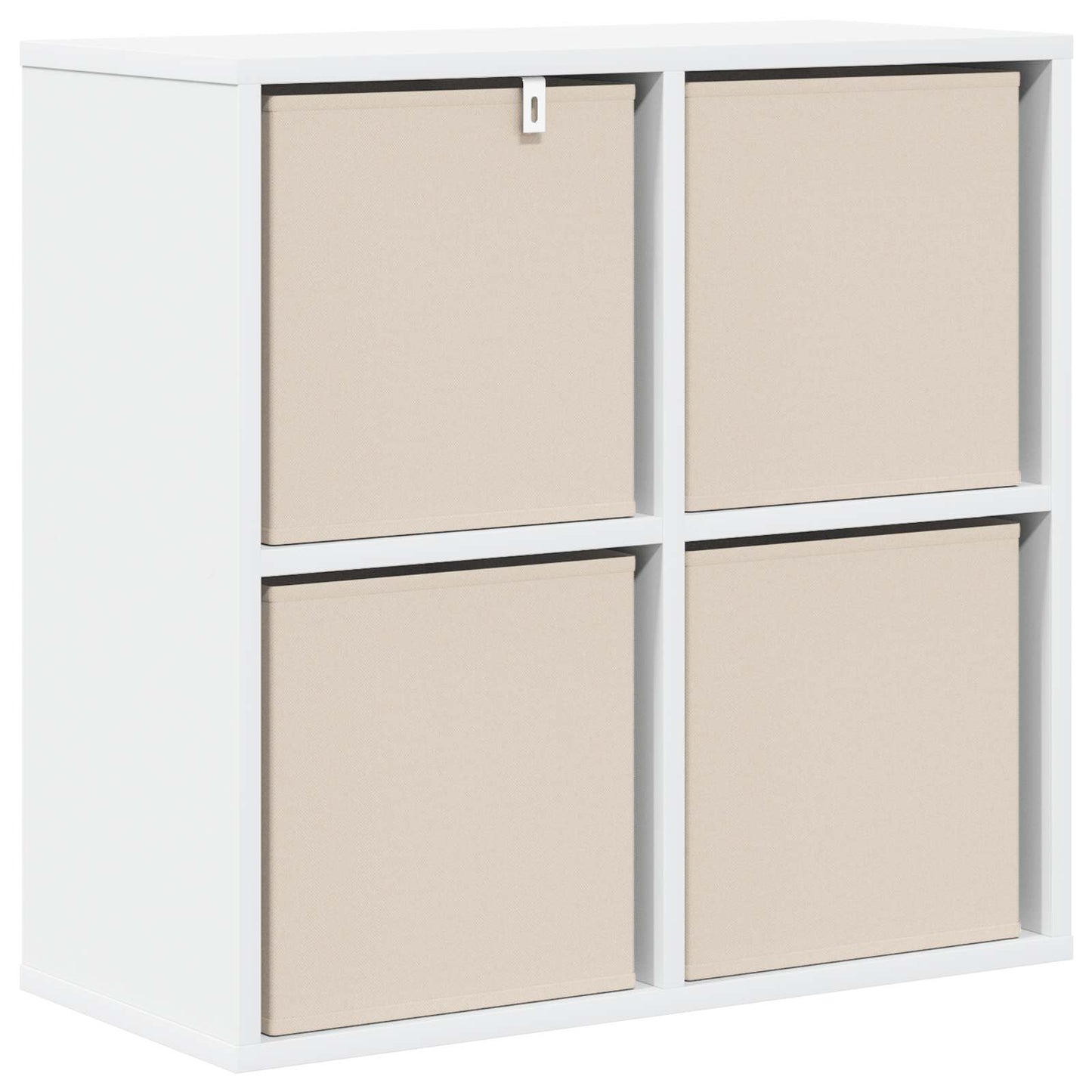 vidaXL Sideboard with Drawer White 59.5 x 27 x 57 cm