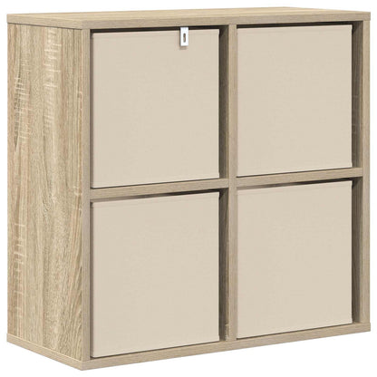 vidaXL Sideboard with Drawer Sonoma Oak 59.5 x 27 x 57 cm