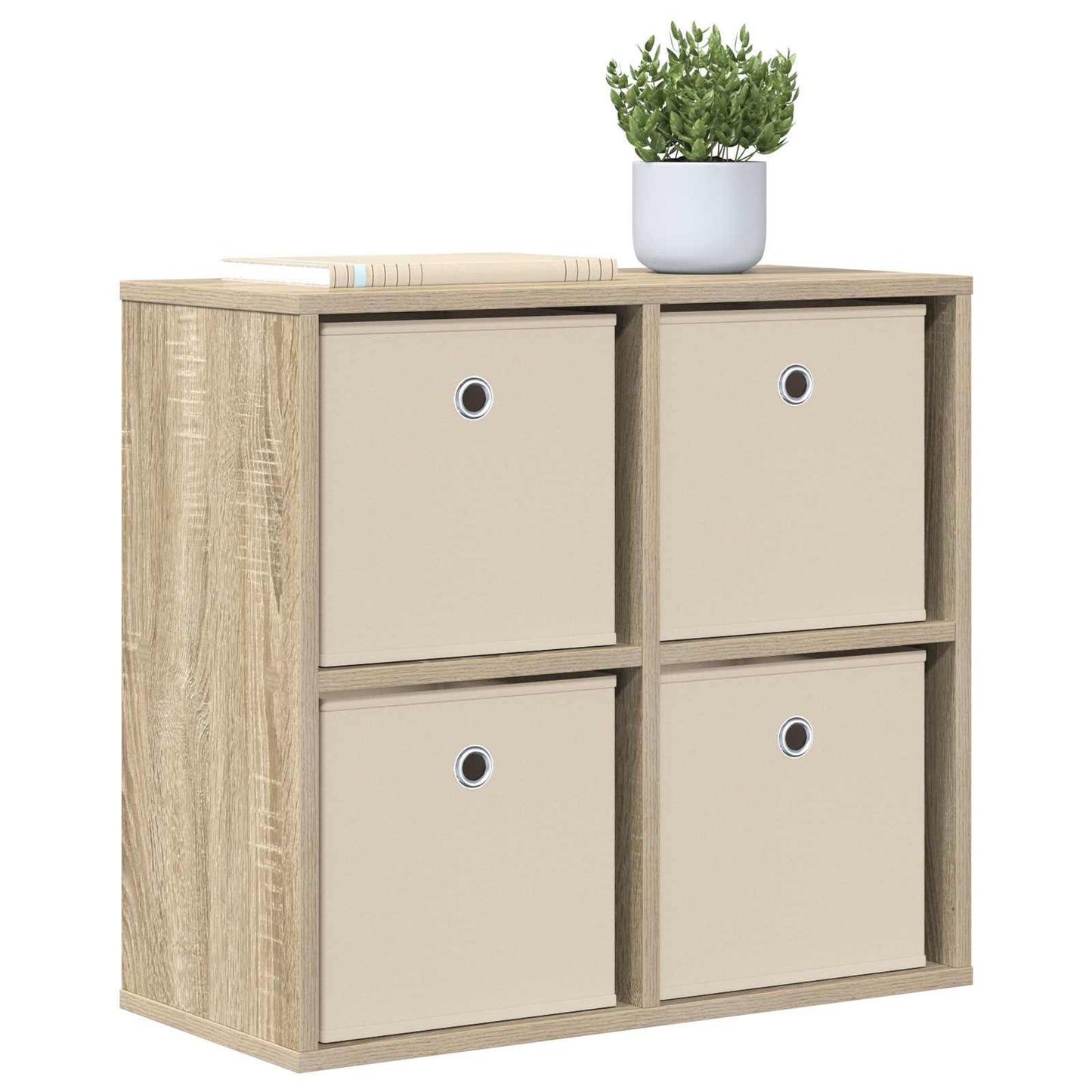 vidaXL Sideboard with Drawer Sonoma Oak 59.5 x 27 x 57 cm