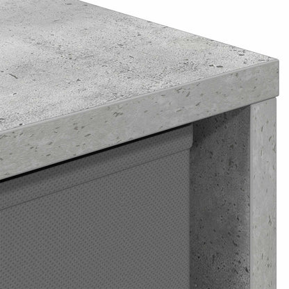 vidaXL Sideboard with Drawer Concrete Grey 59.5 x 27 x 57 cm