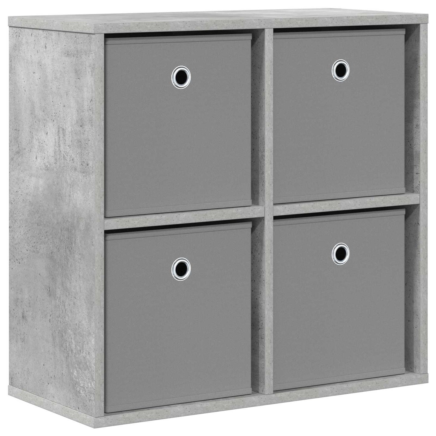 vidaXL Sideboard with Drawer Concrete Grey 59.5 x 27 x 57 cm
