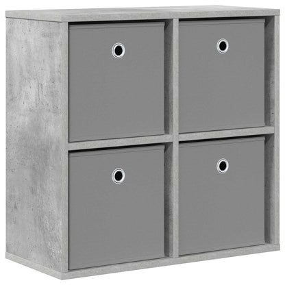 vidaXL Sideboard with Drawer Concrete Grey 59.5 x 27 x 57 cm