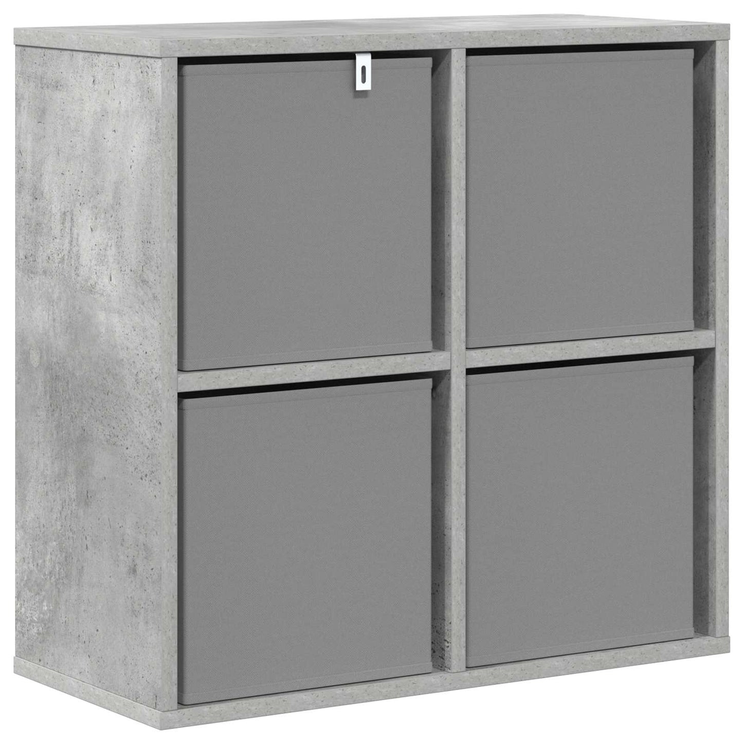vidaXL Sideboard with Drawer Concrete Grey 59.5 x 27 x 57 cm