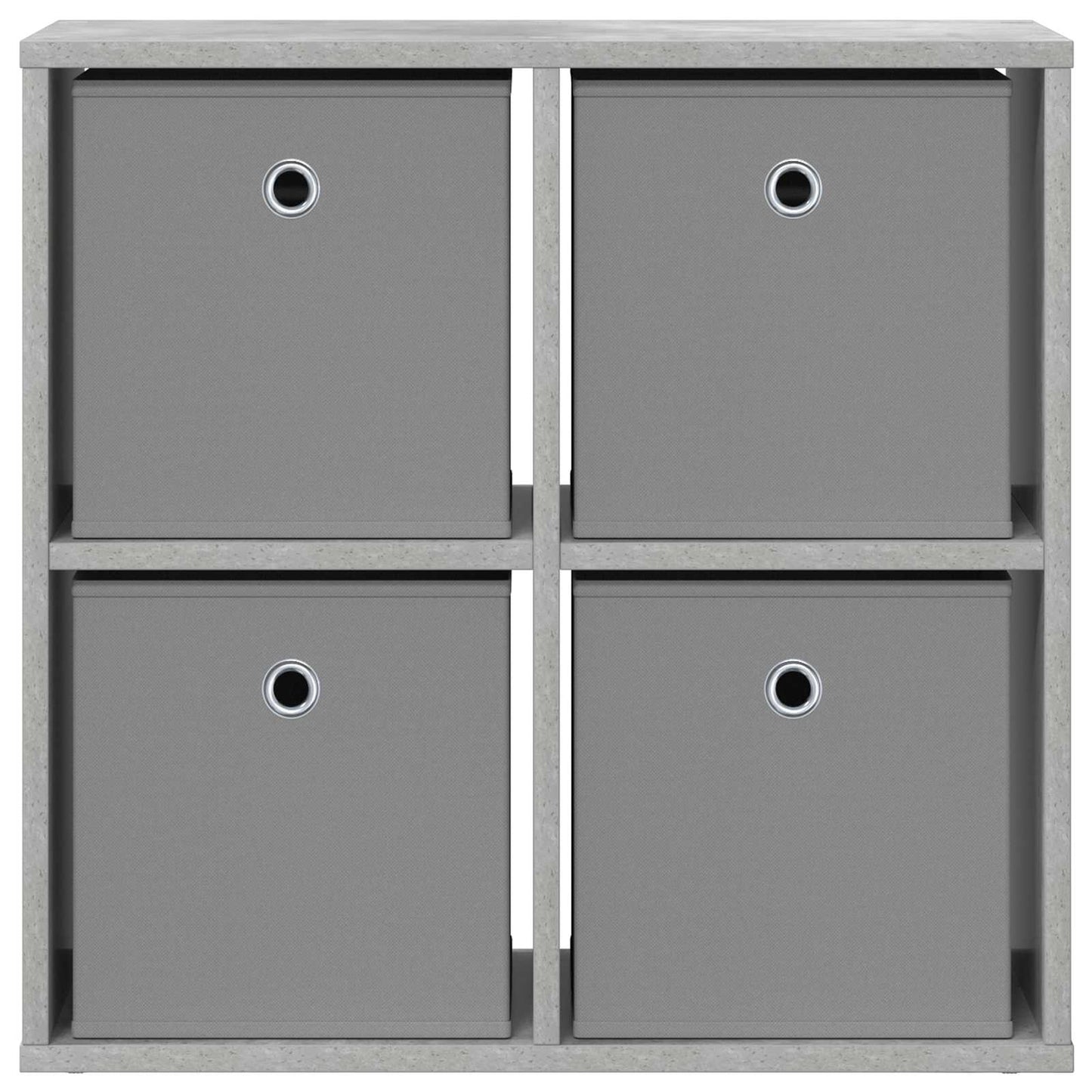vidaXL Sideboard with Drawer Concrete Grey 59.5 x 27 x 57 cm