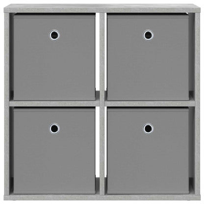 vidaXL Sideboard with Drawer Concrete Grey 59.5 x 27 x 57 cm