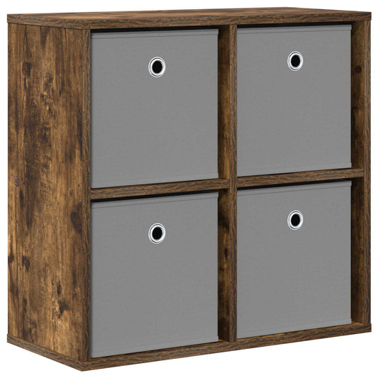 vidaXL Sideboard with Drawer Smoked Oak 59.5 x 27 x 57 cm