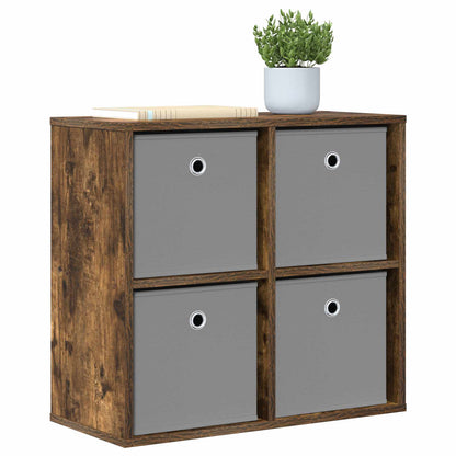 vidaXL Sideboard with Drawer Smoked Oak 59.5 x 27 x 57 cm