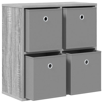 vidaXL Sideboard with Drawer Grey Sonoma 59.5 x 27 x 57 cm