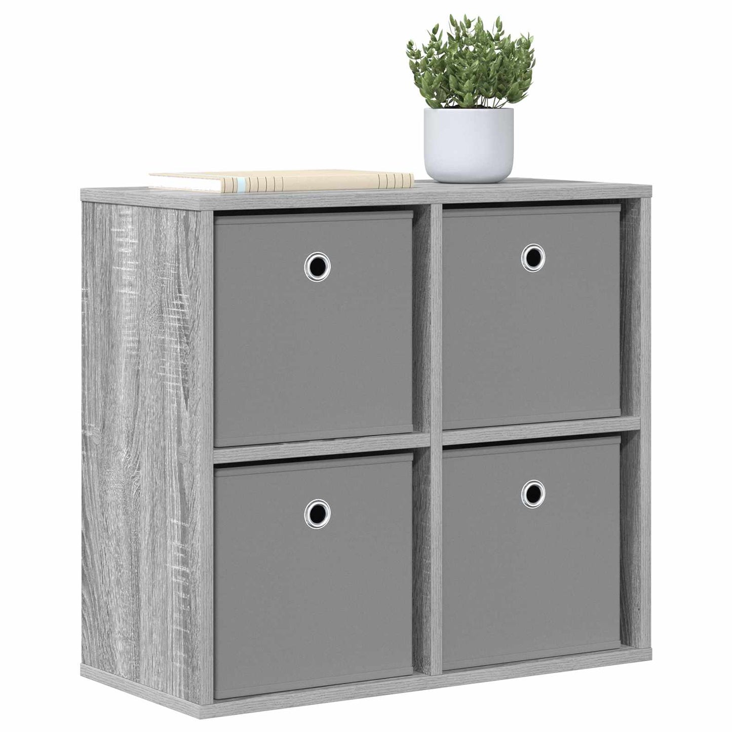 vidaXL Sideboard with Drawer Grey Sonoma 59.5 x 27 x 57 cm