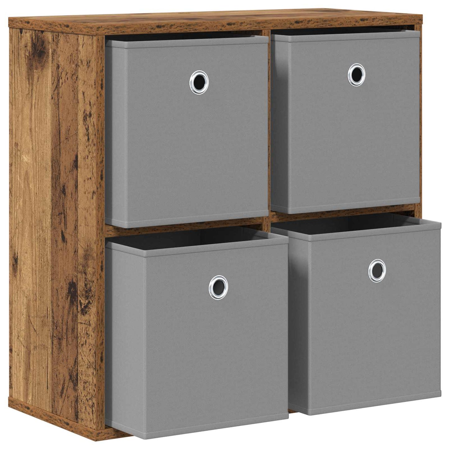 vidaXL Sideboard with Drawer Old Wood 59.5 x 27 x 57 cm