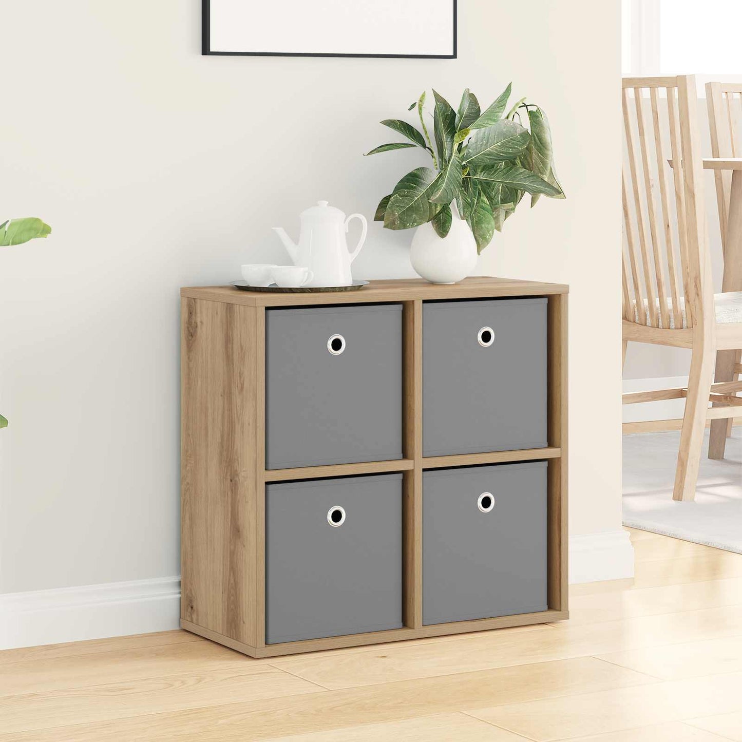 vidaXL Sideboard with Drawer Artisan Oak 59.5 x 27 x 57 cm