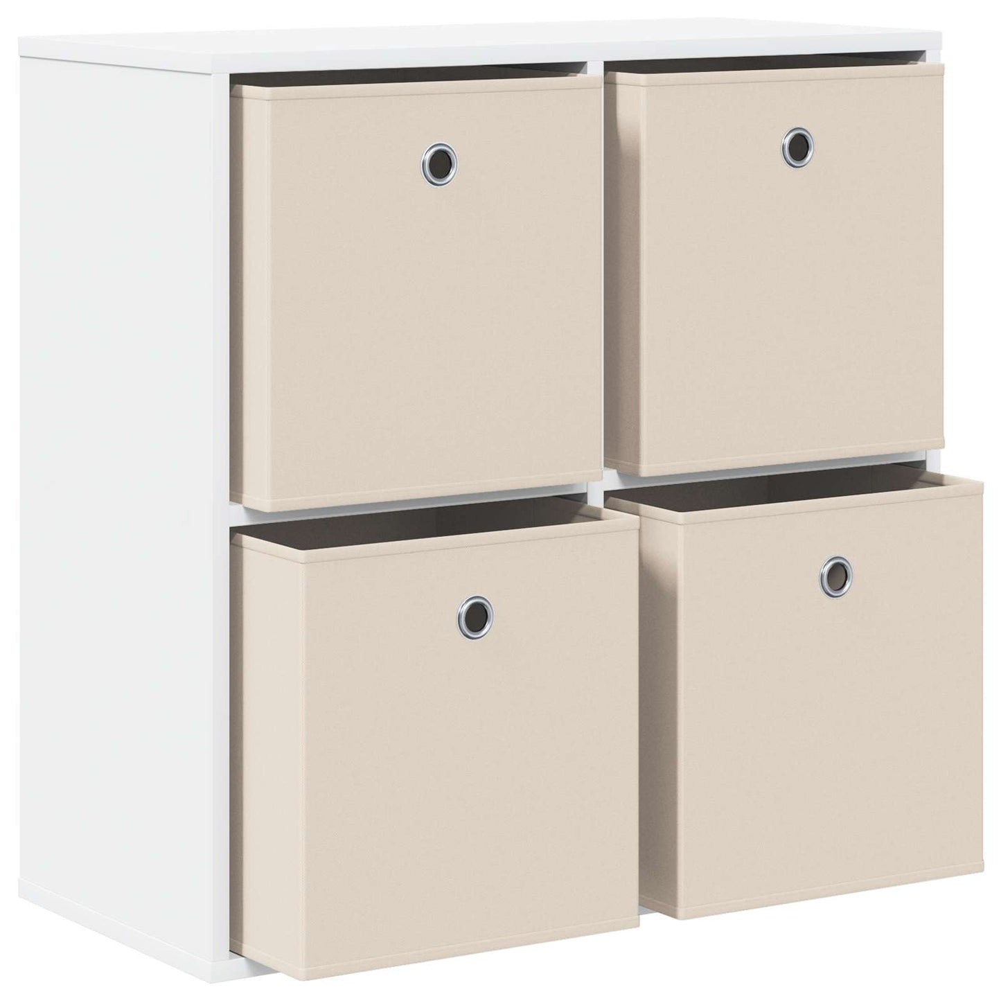 vidaXL Sideboard with Drawer White 68.5 x 32 x 67 cm