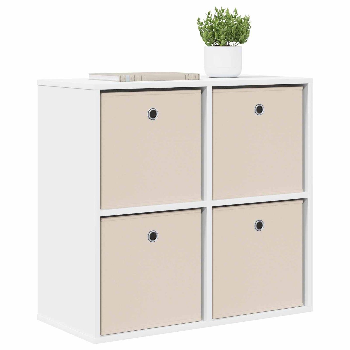 vidaXL Sideboard with Drawer White 68.5 x 32 x 67 cm