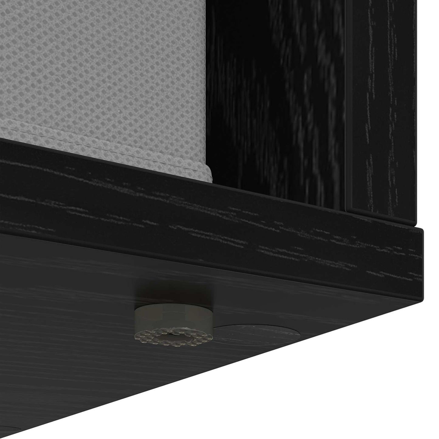 vidaXL Sideboard with Drawer Black Oak 68.5 x 32 x 67 cm