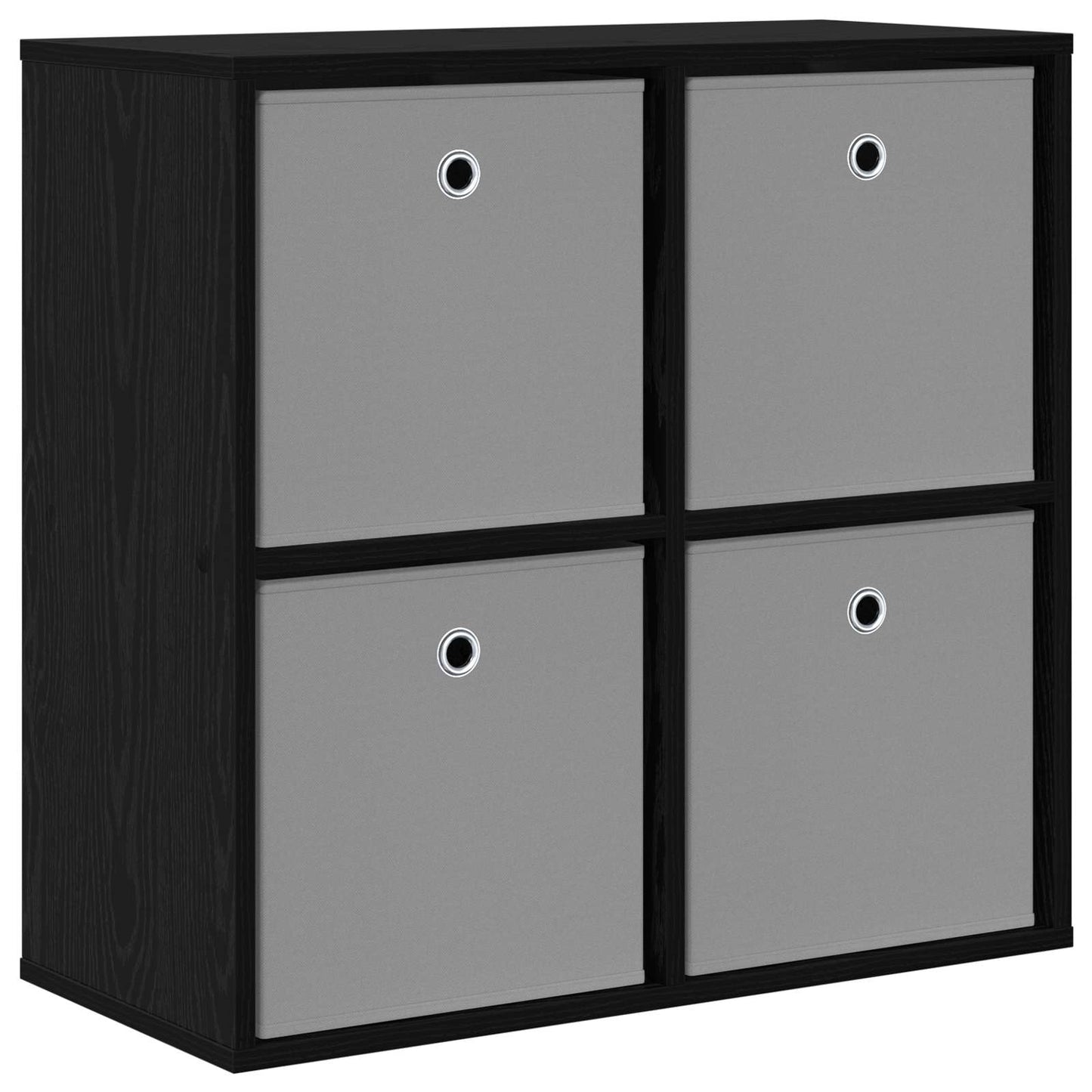 vidaXL Sideboard with Drawer Black Oak 68.5 x 32 x 67 cm