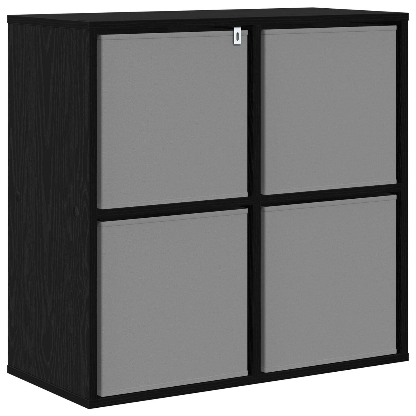 vidaXL Sideboard with Drawer Black Oak 68.5 x 32 x 67 cm