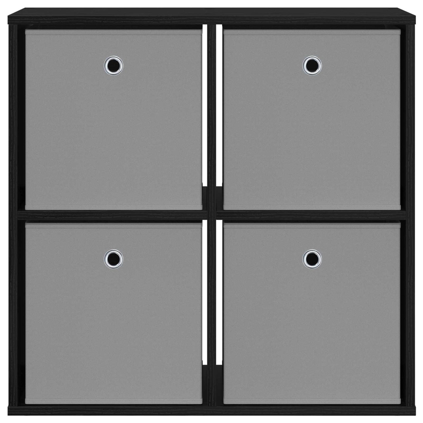 vidaXL Sideboard with Drawer Black Oak 68.5 x 32 x 67 cm