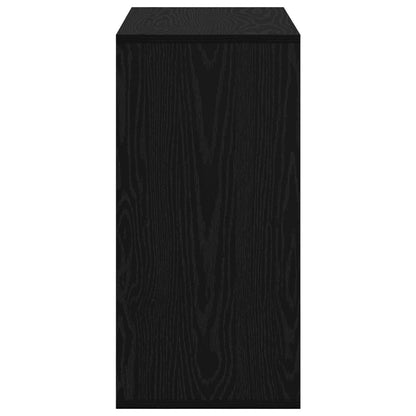 vidaXL Sideboard with Drawer Black Oak 68.5 x 32 x 67 cm