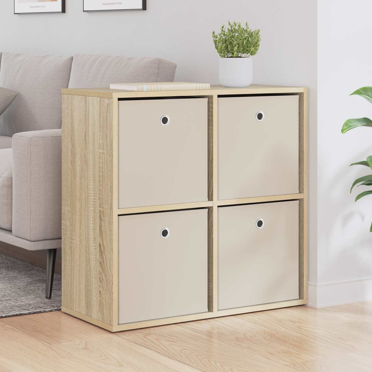 vidaXL Sideboard with Drawer Sonoma Oak 68.5 x 32 x 67 cm