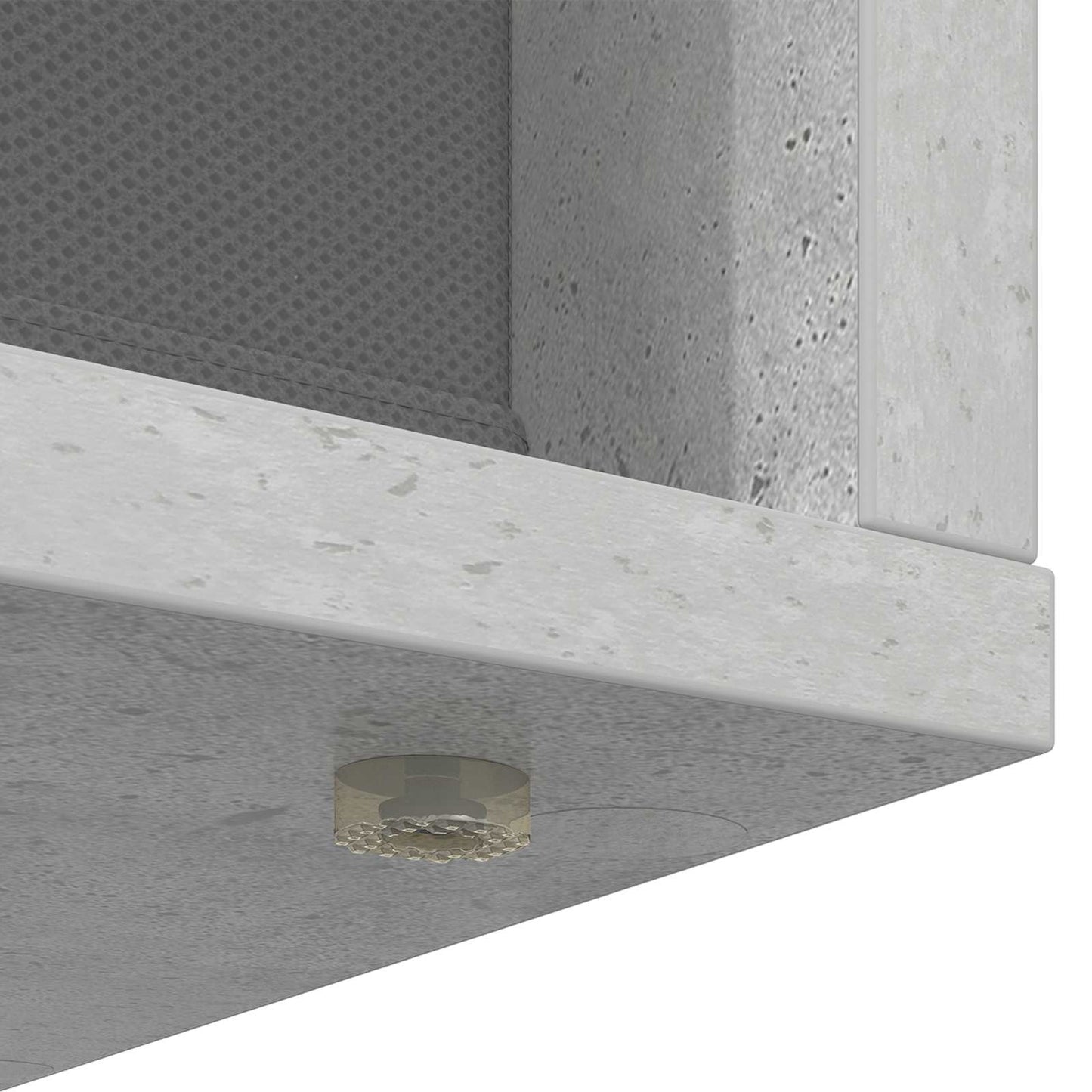vidaXL Sideboard with Drawer Concrete Grey 68.5 x 32 x 67 cm