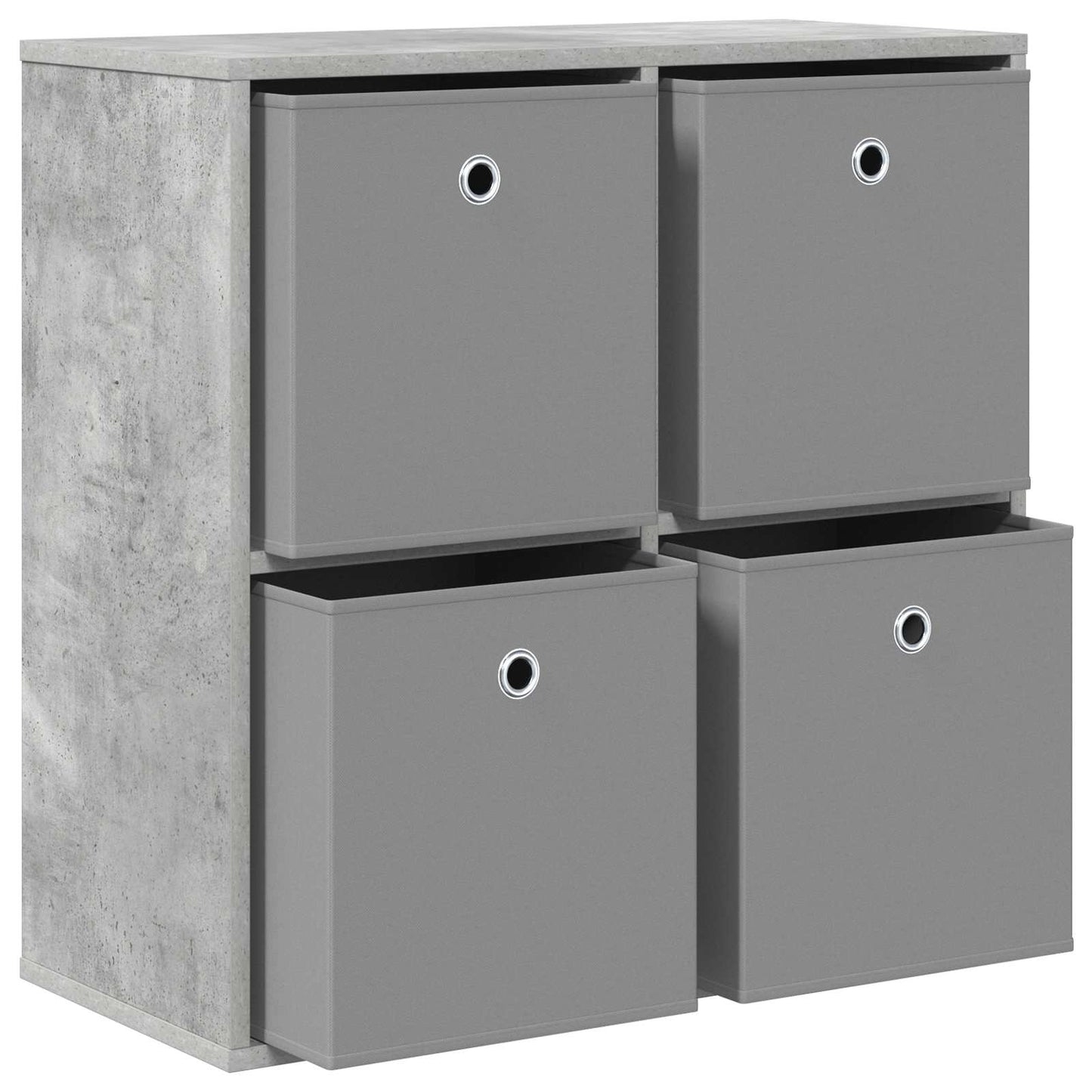 vidaXL Sideboard with Drawer Concrete Grey 68.5 x 32 x 67 cm