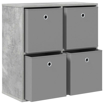 vidaXL Sideboard with Drawer Concrete Grey 68.5 x 32 x 67 cm