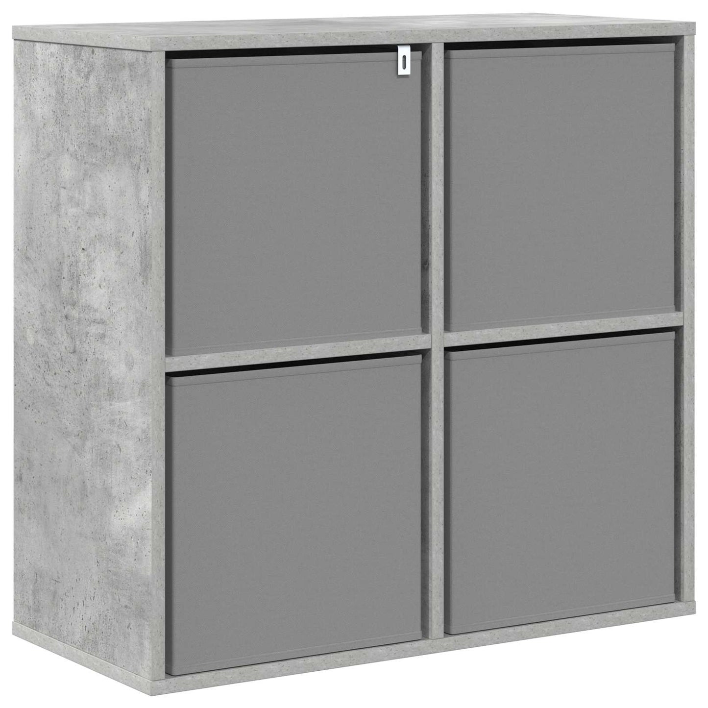 vidaXL Sideboard with Drawer Concrete Grey 68.5 x 32 x 67 cm