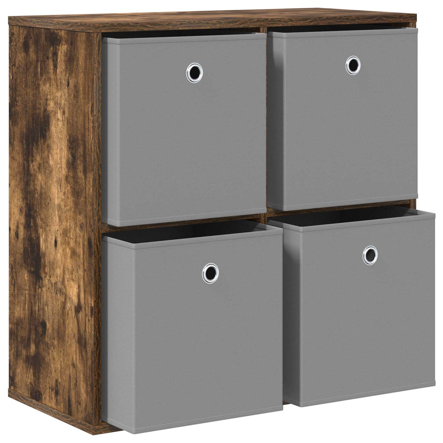 vidaXL Sideboard with Drawer Smoked Oak 68.5 x 32 x 67 cm