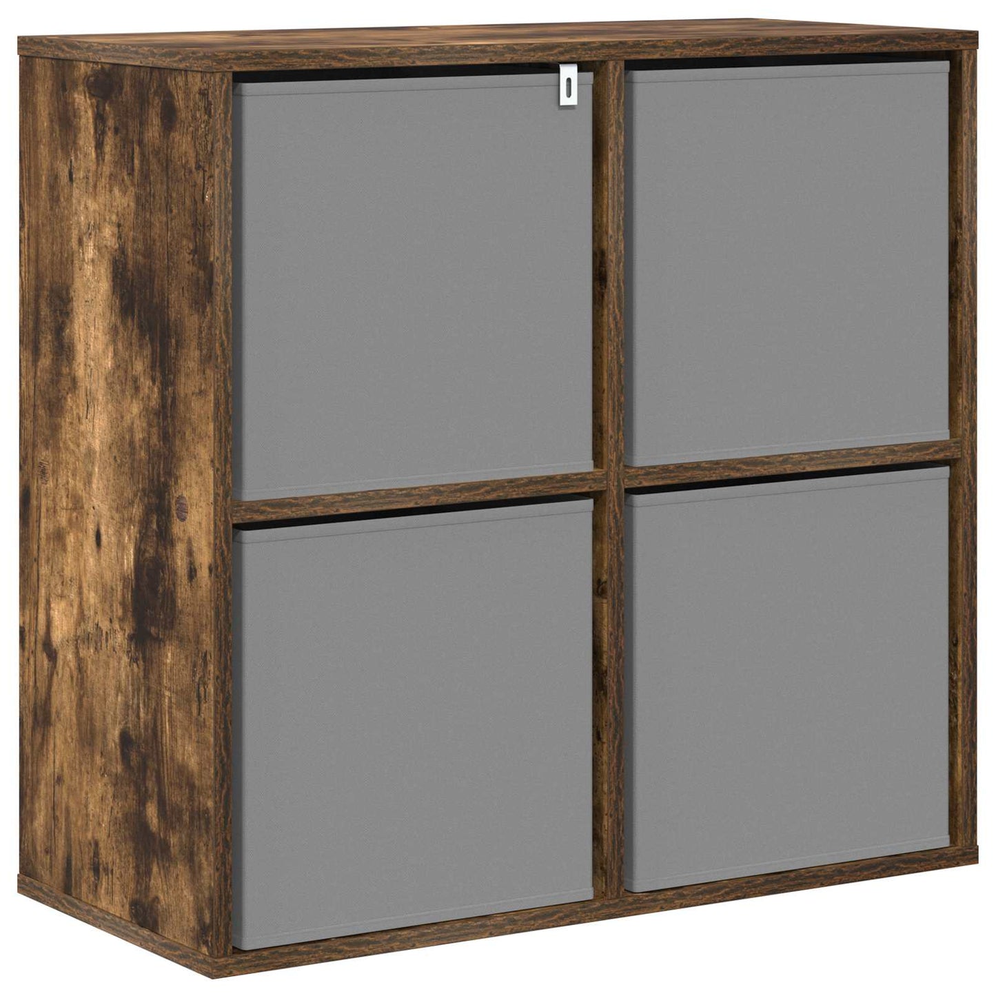 vidaXL Sideboard with Drawer Smoked Oak 68.5 x 32 x 67 cm