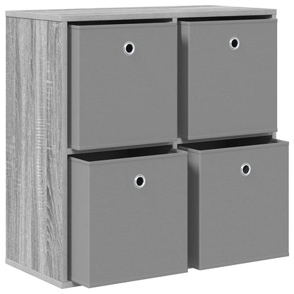 vidaXL Sideboard with Drawer Grey Sonoma 68.5 x 32 x 67 cm