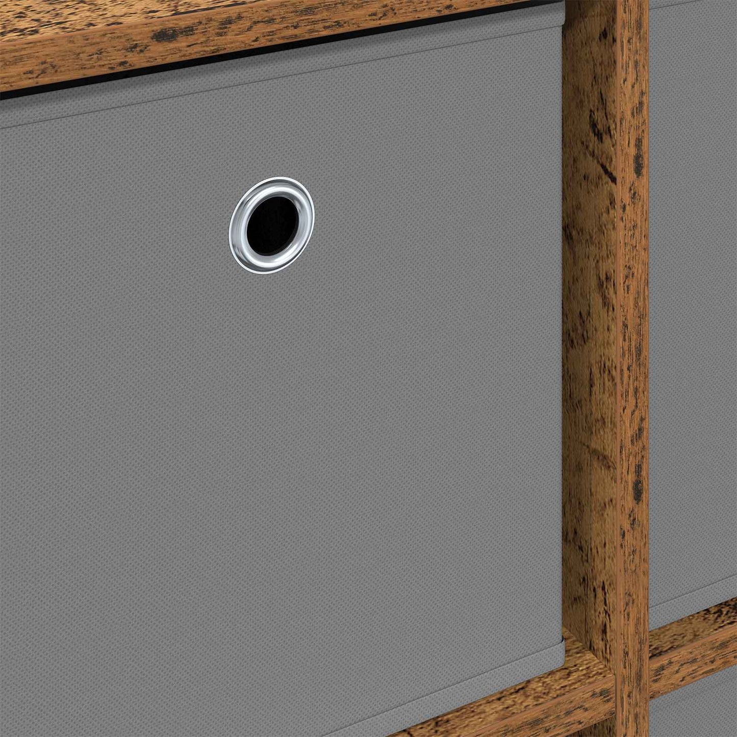 vidaXL Sideboard with Drawer Old Wood 68.5 x 32 x 67 cm