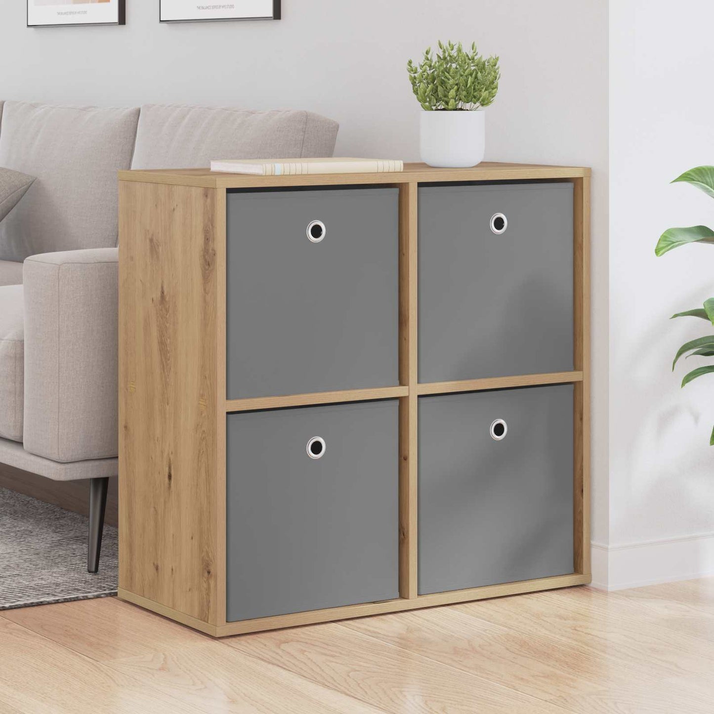 vidaXL Sideboard with Drawer Artisan Oak 68.5 x 32 x 67 cm